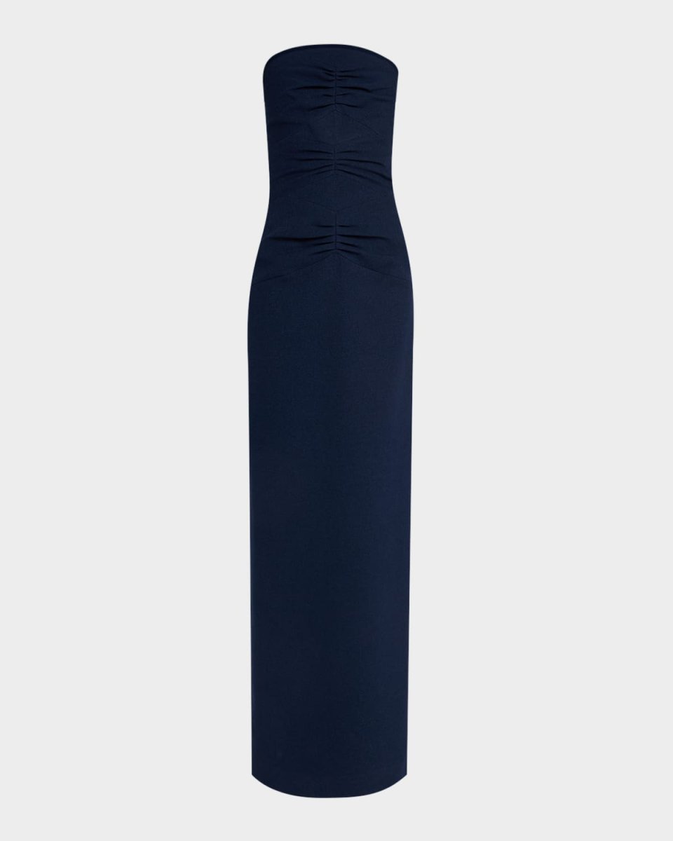 Wallis Strapless Cady Column Gown